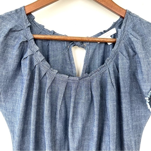 Lauren Conrad mini dress, crew neck, cap sleeves & elastic waist, ๐ฏ cotton - Picture 5 of 15